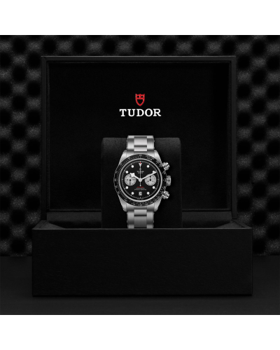 Tudor Black Bay Chrono 41 mm steel case, Steel bracelet (watches)